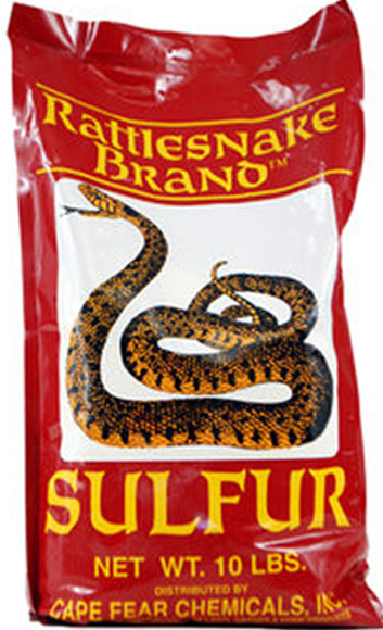 RATTLESNAKE BRAND SULFUR 10LB