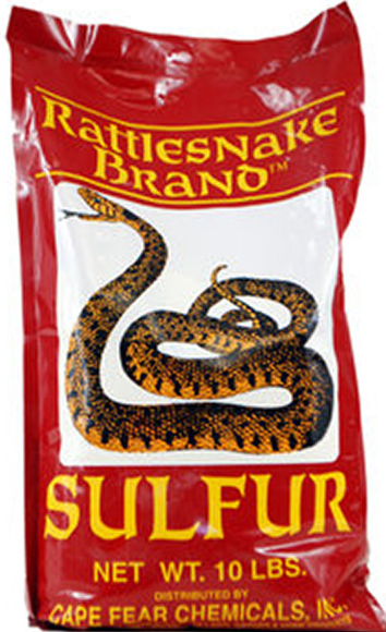 RATTLESNAKE SULFUR 25LB